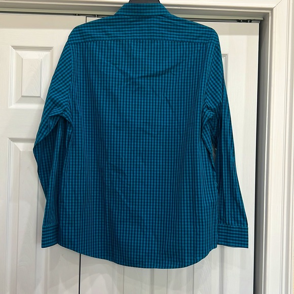 Men’s Flag and Anthem check collared button down - Picture 2 of 5